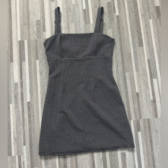 Forever 21, Elegant Black and White Checkered Dress,Size S - Picture 1 of 10